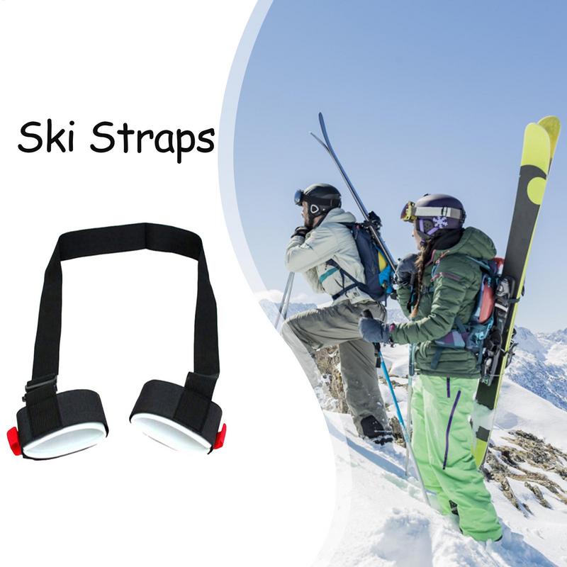 Snowboard Shoulder Strap Adjustable Ski Strap Ski Carrier Strap for Skiing Men Ski Strap Snowboard Holder Accessories