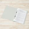 Plus Flat Resin Binding Thick Binding 10 File, Mechanism, 300mm, A4, Vertical, Gray, Books, No.021NW 79-049×10