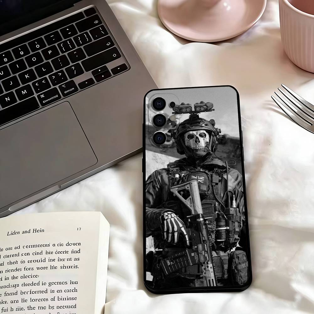 Call Of G-Game D-Dutys Phone Case For Samsung S25,S24,S21,S22,S23,S30,Ultra,S20,Plus,Fe,Soft Silicone Black Cover