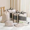 LG6S074 6-Piece Expandable Clothing Storage Bag Travel Organizer Set