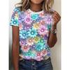 Clothes TShirts Summer 2025 Women's Clothing Short Sleeve 3D Print Cartoon T-shirts Clothing