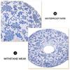 Printed Hanging Paper Ball Blue White Festival Supplies Home Decoration Paper Lantern  Home