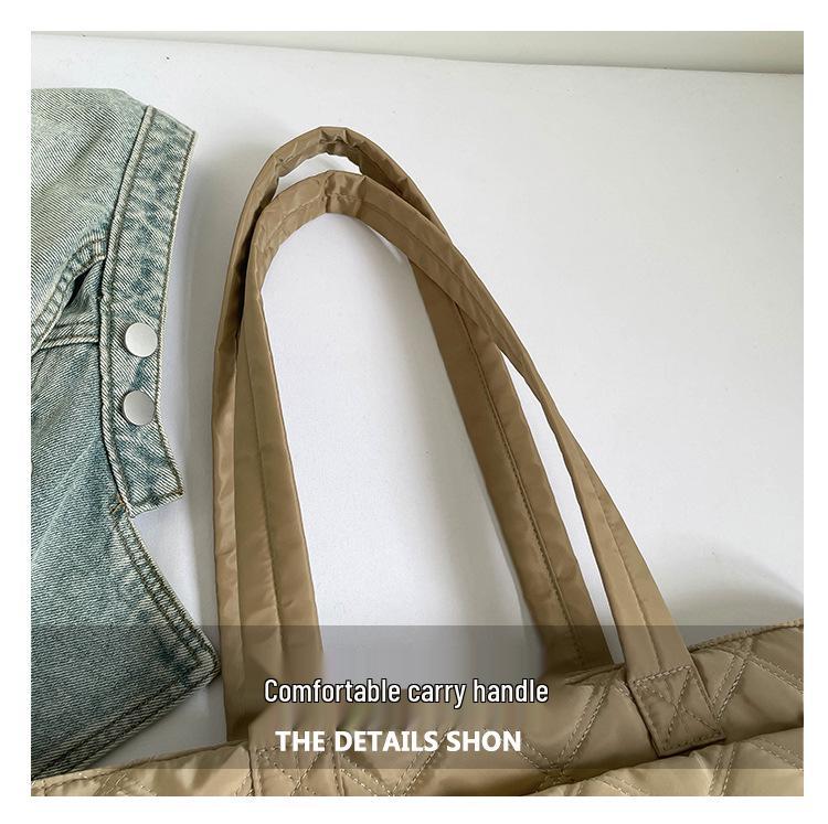 Large Capacity Cross-Border Tote Bag - Fashionable, Multifunctional, Versatile, and Casual Single Shoulder Bag