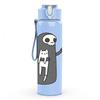 1PC Skeleton Coffee Time Cartoon 750ml Color Plastic Sports Water Bottle Leakproof Flip Straw Lid Suitable for Sports Office Home Use