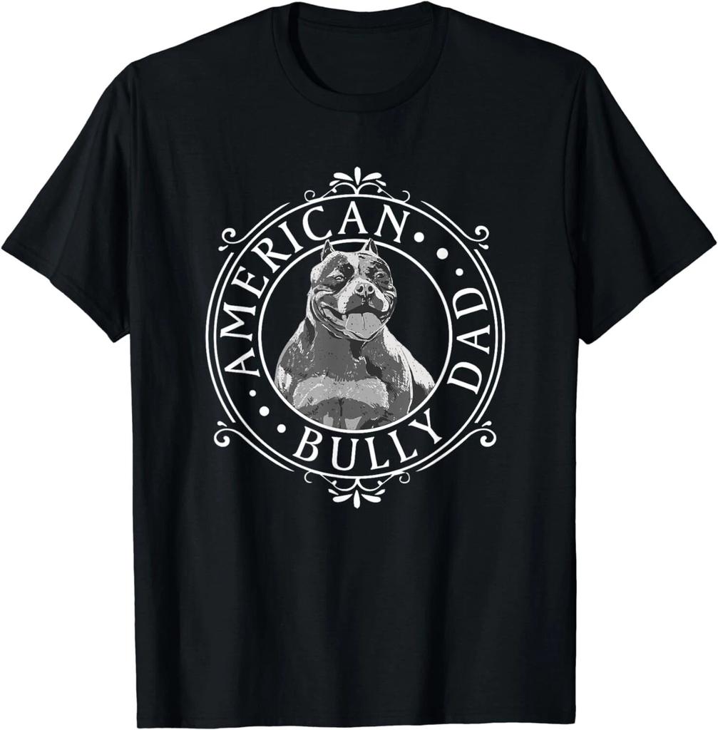 Best American Bully Dad Ever Vintage Gift Unisex T-Shirt