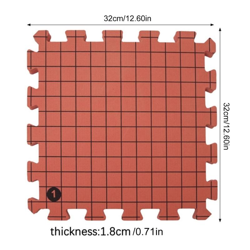 9x Blocking Mats for Knitting Needleworks Grids Board Crochet Blocking Board Dropshipping