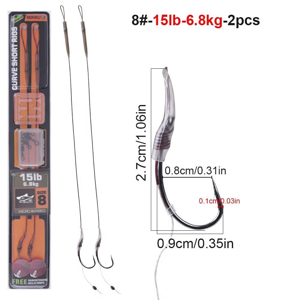 2 szt. Sprzęt Żyłka haczyk Wędkarski Pesca Pesca Przynęty Narzędzia Zestaw Sprzęt Wędkarski Zestaw Wędkarstwo Karpiowe