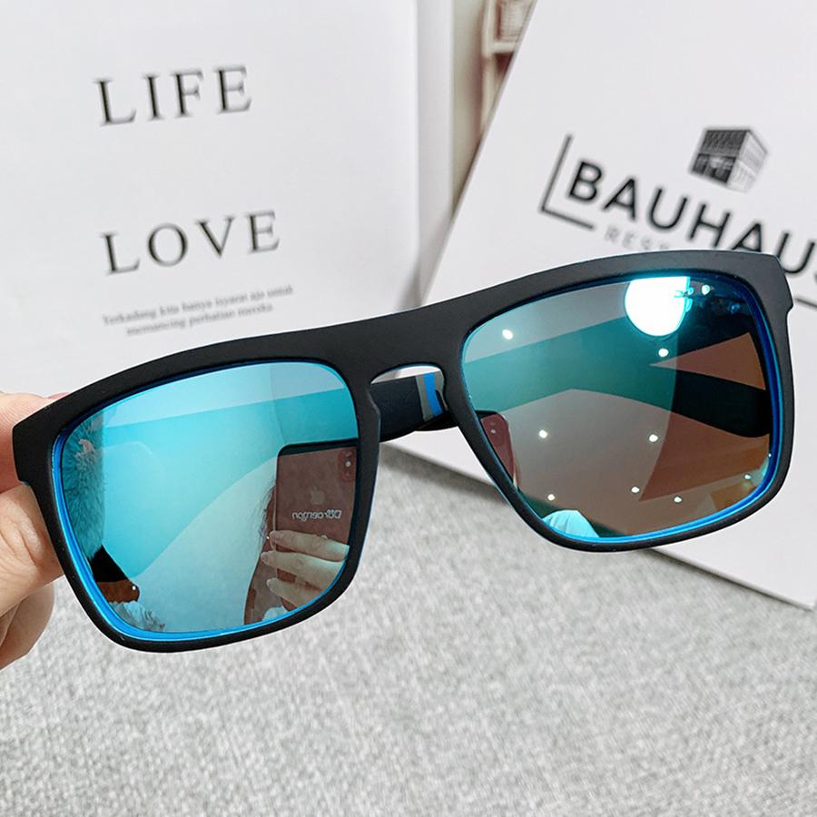 Men Polarized Sunglasses Retro Classic Square Women Fashion Mirrors Sports Driving Outdoor Sun Glasses Plastic Frame Uv400
