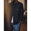 American Retro Amekaji Heavy-Duty Denim Work Shirt for Men, Spring and Autumn Hunting Jacket, Foreign Trade Men's Shirt