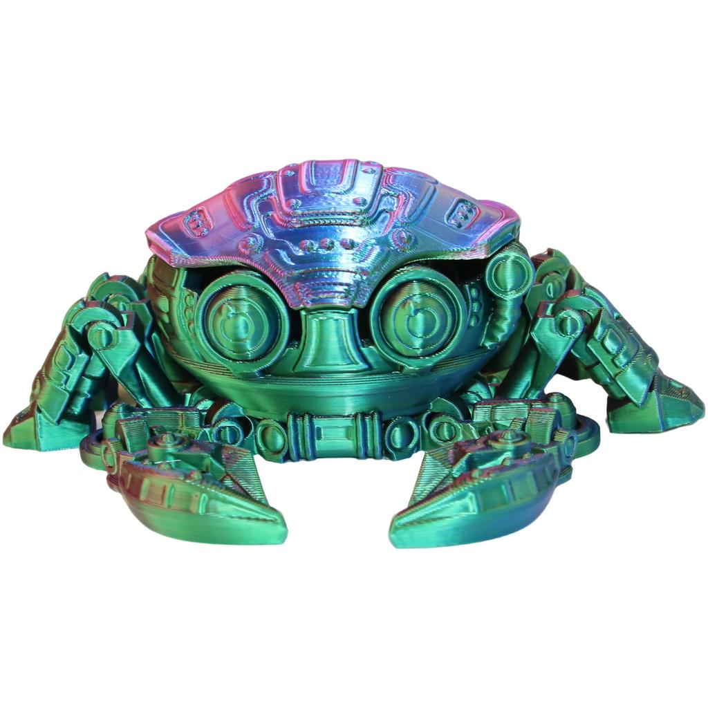 3D Printing Mechanical Crab Joint Movable Model Exquisite Novelty Anti-stress Figurine Miniature Desk Accessories Boys Gift