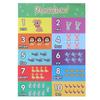 10pcs Number 1‑10 Learning Wall Chart Animal Poster Toddler Educational Poster Chart