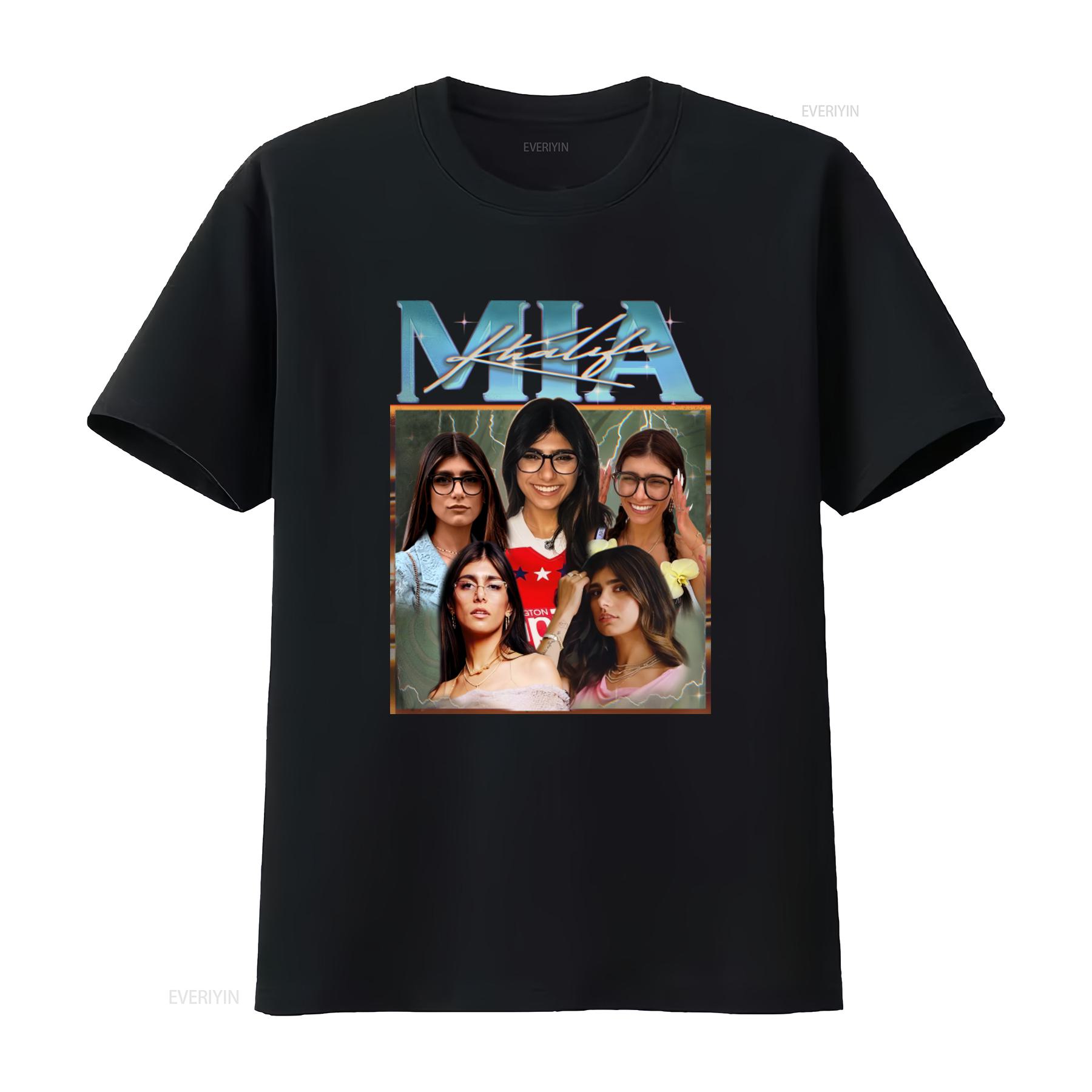 

Mia Khalifa Retro Style T Shirt Long Sleeve for Women Fashion Print vintage Washed streetwear Comfortable Unisex graphic Casual 4XL