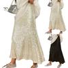 Women Maxi Skirt Elastic High Waist Long Skirt with Liner Shiny Sequ Draped Breathable Skirt Street Wear