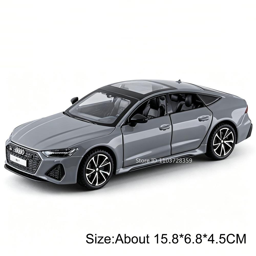 1:32 Scale Rs7 A6L Model Toy Cars Metal Diecast Doors Opened Pull Back Exquisite Interior Decoratio Vehicles For Friends Gifts