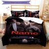 3pcs Custom Name Cartoon Michael Myers Bedding Set Duvet Cover Closure Includes 1 Duvet Cover & 2 Pillowcases for All Seasons Bedroom Decor