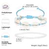 Fashion Two Pieces Boho Beach Shell Ankle Bracelet, Handmade Braided Adjustable String Seashell Anklets For Women Jewelry Summer