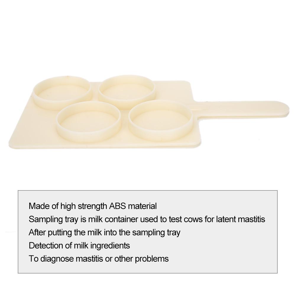 HL MP47B ABS Milk Collection Sampling Tray Cattle Farm Laboratory Mastitis Test Board Animal