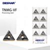 TNMG160404R-VF L-VF TNMG160408R-VF L-VF LF9218 DESKAR 100% Original Blade Tool Processing Steel Parts Triangular Slotted Blade