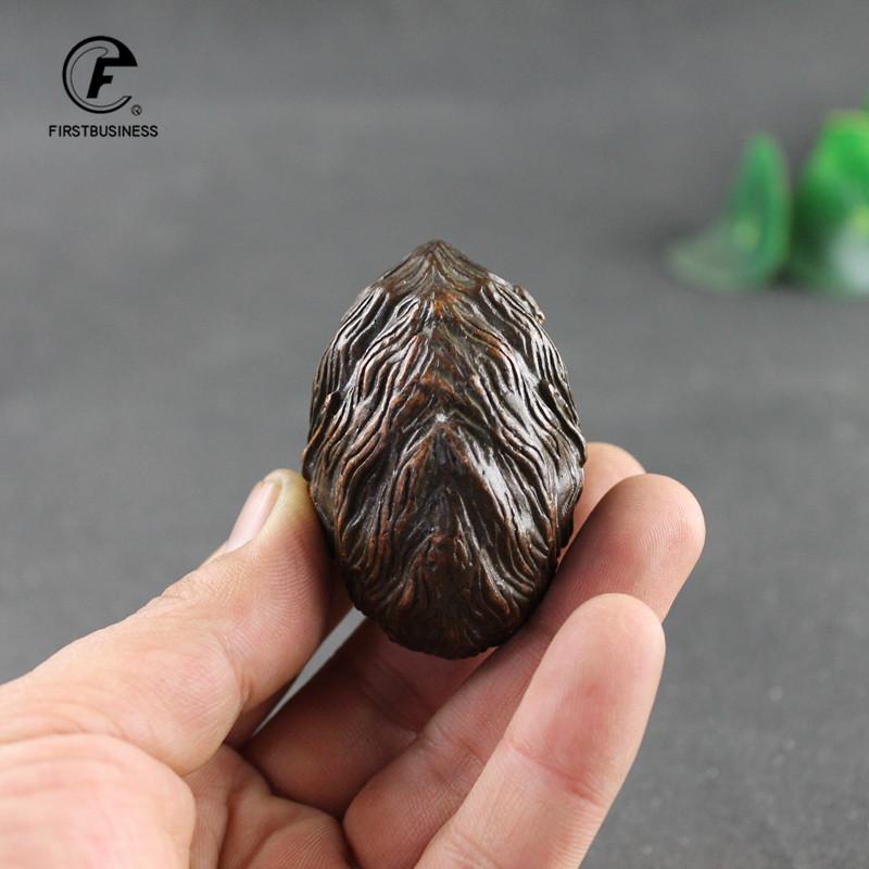 Retro Brass SunWuKong Monkey King Head Figurines Retro Office Desktop Decoration Miniature Car Ornament Bronze Home Decor