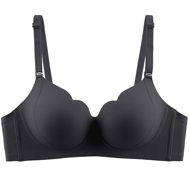 Gathering Bra Female Underarm Fat Reduction Sexy Invisible Bra Seamless Bra Push Up Bra