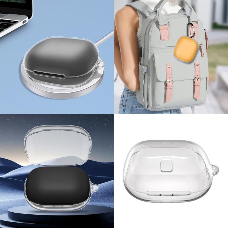 Flexible Schutzhülle Stoßfestes Gehäuse Ohrhörer-Hülle Wasserabweisendes Gehäuse Staubdicht Waschbar Weiche TPU-Hülle Schutzhülle