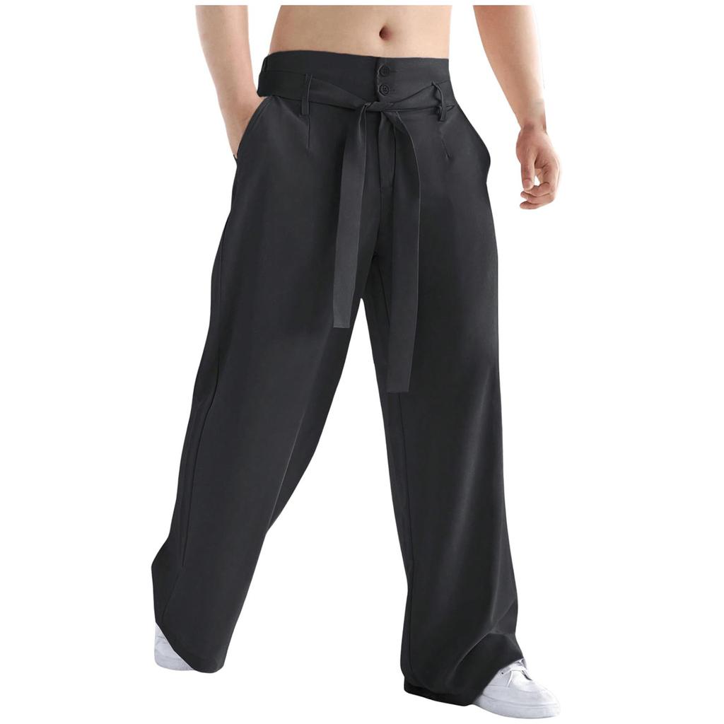 Ανδρικά Μοντέρνα Μονόχρωμα Casual Παντελόνια ίσιας γραμμής