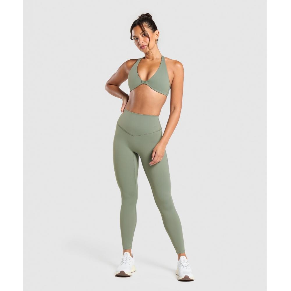 Gymshark Elevate Leggings 2.0 Unit Green B1c8v Ecjf