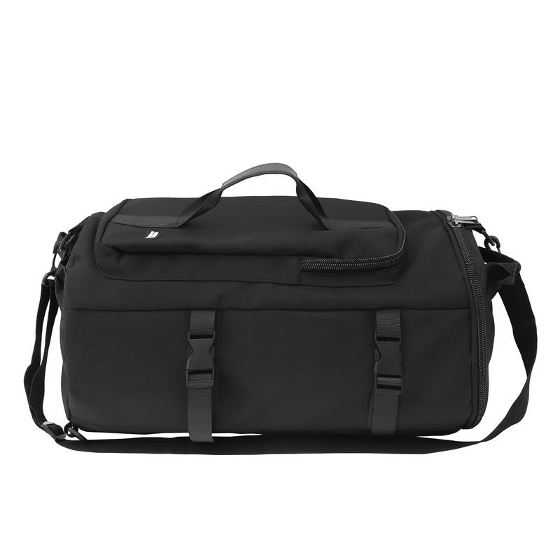 Schoolbag Large Capacity Korean Version Simple Backpack Men's and Women's Short-haul Travel Bag Multifunctional Backpack Burden Reduction Air Cushion