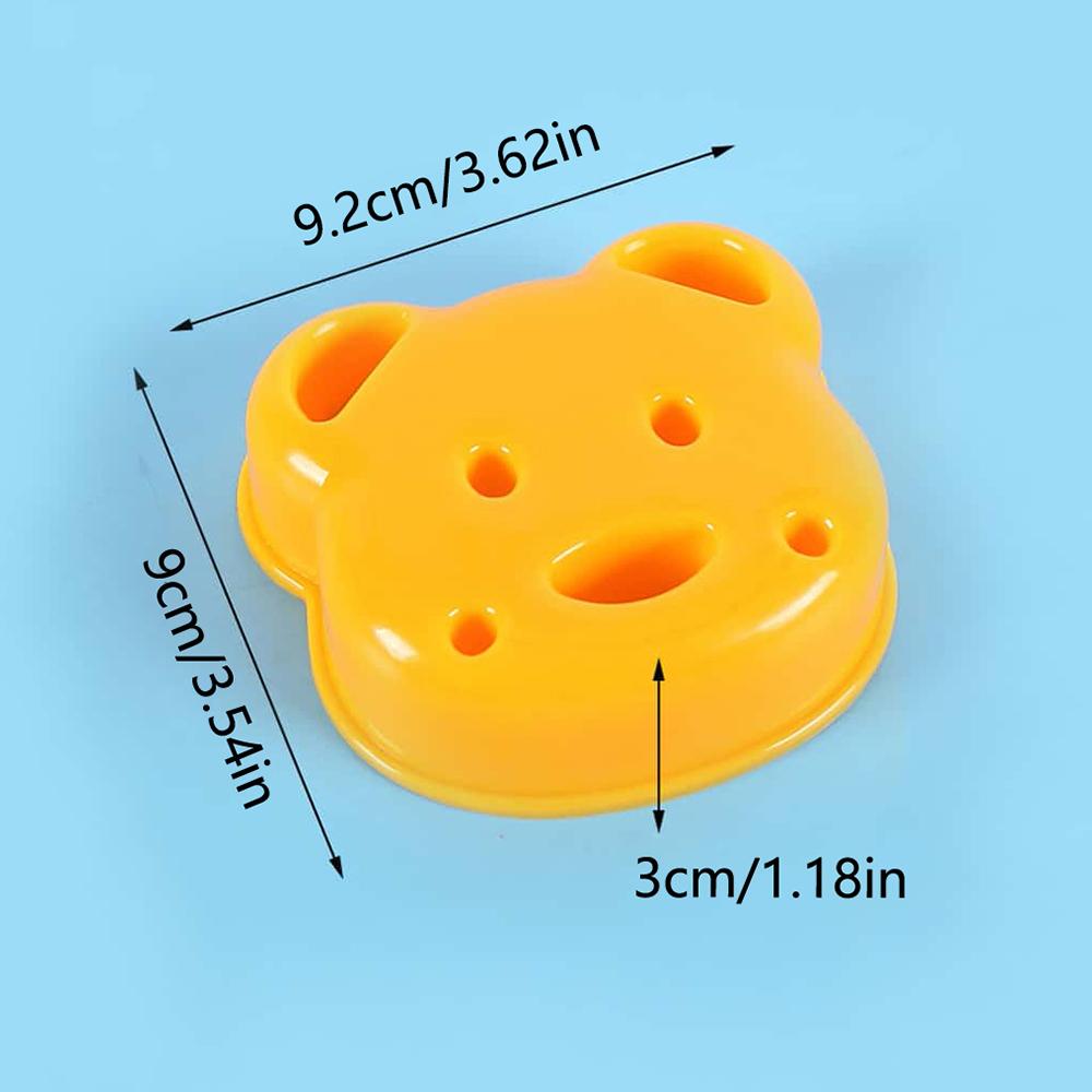 Bear Shape Sandwich Mold Cutter Bread Sandwich Shapers Biscuit Cookie Cake Mould Cutter Kitchen Breakfast Accessories