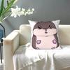 Cute Hamster Square Pillowcase Pillow Cover Cushion Decor Comfort Throw Pillow for Home Living Room