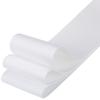 [Tekdeere]Width 50mm Solid White Grosgrain Ribbon, Perfect for Gift Wrapping, Sewing, Hair Accessories, Wedding Decorations - 22 Meters/roll