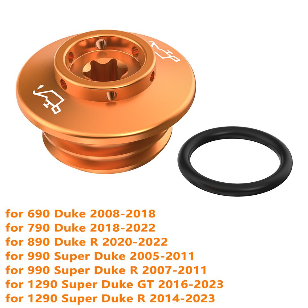For KTM 690 Duke Oil Filler Plug Motorcycle Oil Filler Cap for KTM 890 Duke R 790 Duke 1290 Super Duke GT/R 990 Super Duke/R
