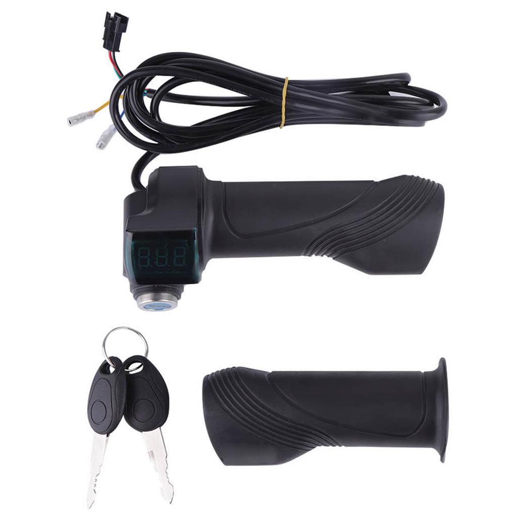 Power Indicator with Digital Voltage Display for Electric Scooters and Bikes, Accurate Mie Calculation, Plastic Material for All