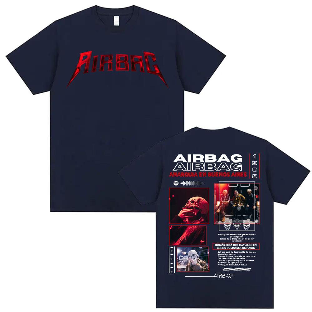 Singer Airbag Anarquia En Buenos Aires Album 2026 Tour Tee Shirt Unisex Women Fashion Vintage 100 Cotton Short Sleeve Tshirt Tops