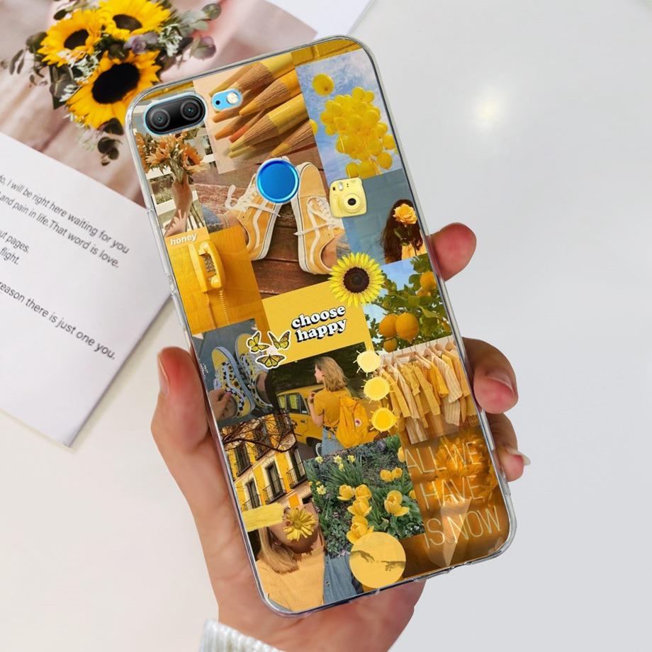 For Huawei Honor 9 Lite Transparent Luxury Fashion Soft TPU Silicone Bumper Capa For Honor 9 Lite Honor9Lite Bumper Housing Case