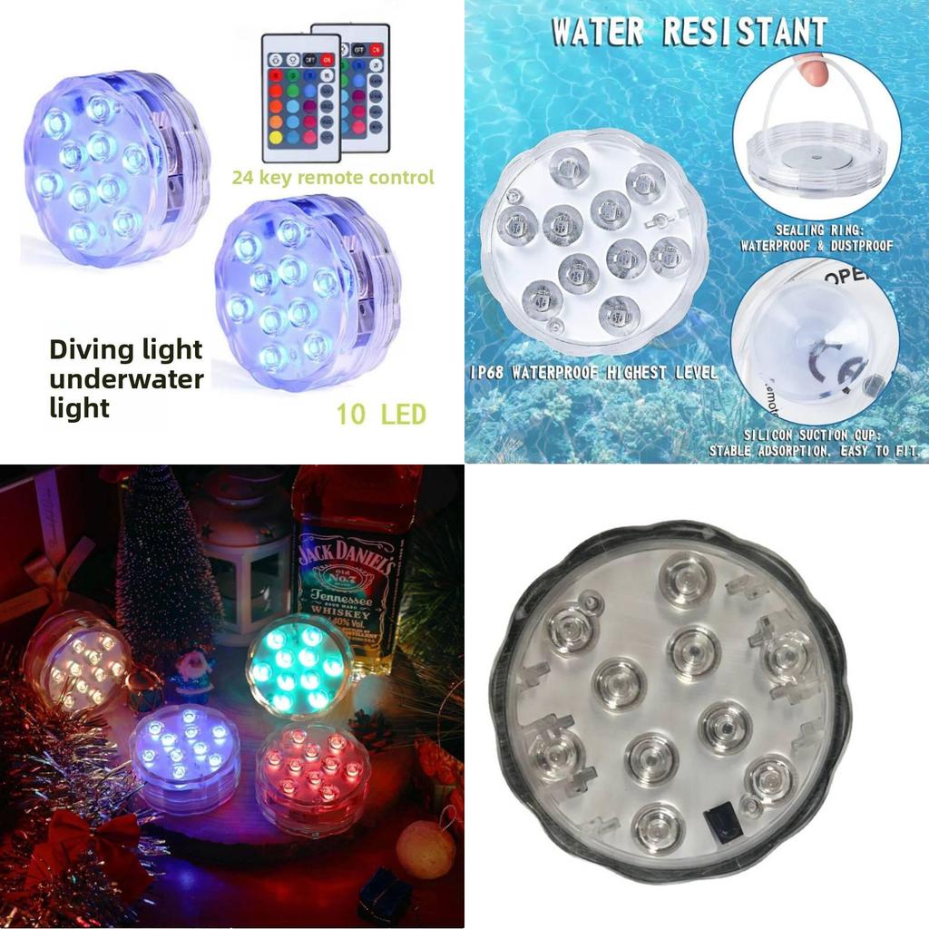 Underwater Led Light Strip With Remote Control For Fish Tanks And Pools 16color Options