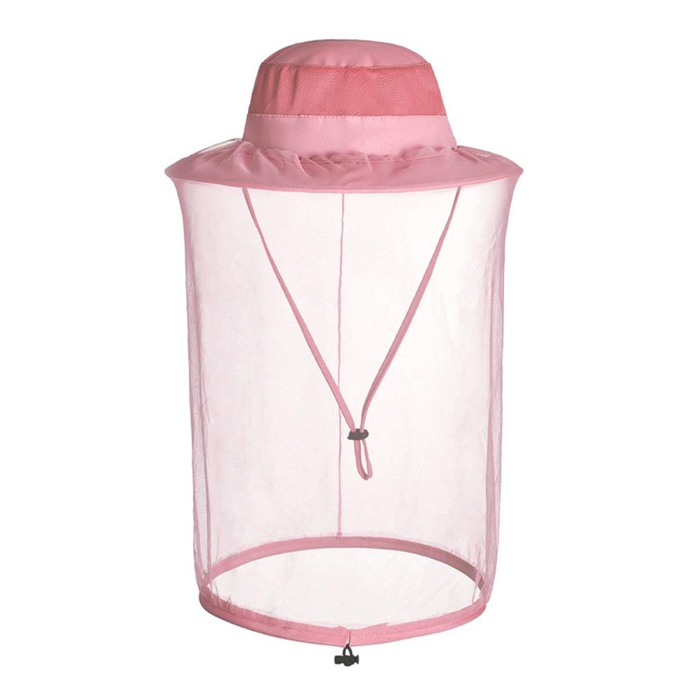 

Швидкосохнучий капелюх від комарів з сіткою Дихаючий капелюх від комах Чоловічий Жіночий рожевий