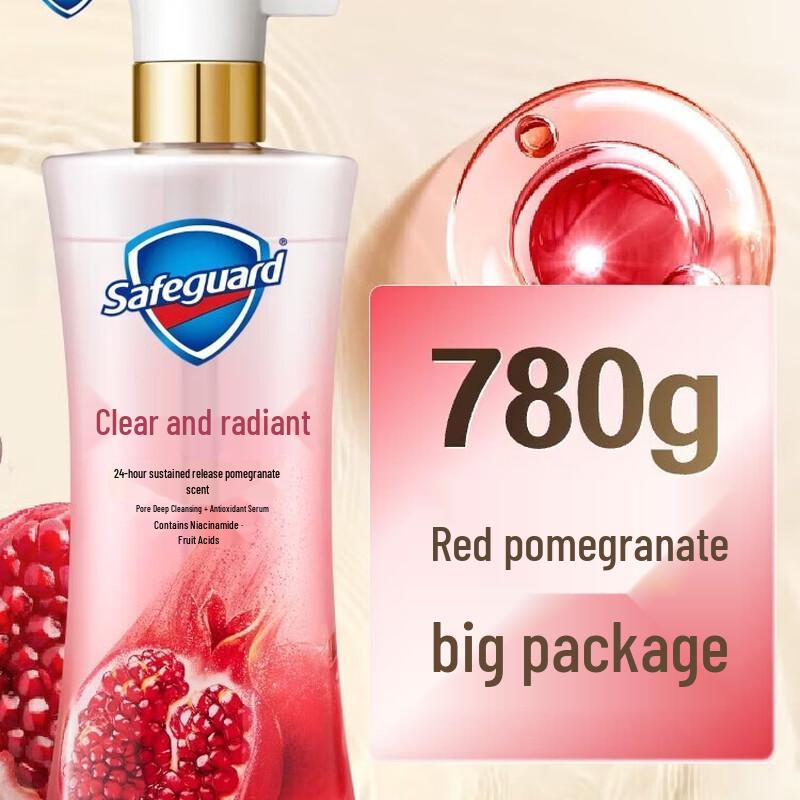 Safeguard Red Pomegranate Purifying Gel Body Wash