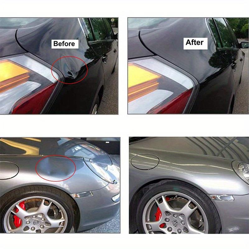Car pole tool unpainted dent repair kit, with 6 car dent hook rods, suitable for repairing car body dents and hail damage