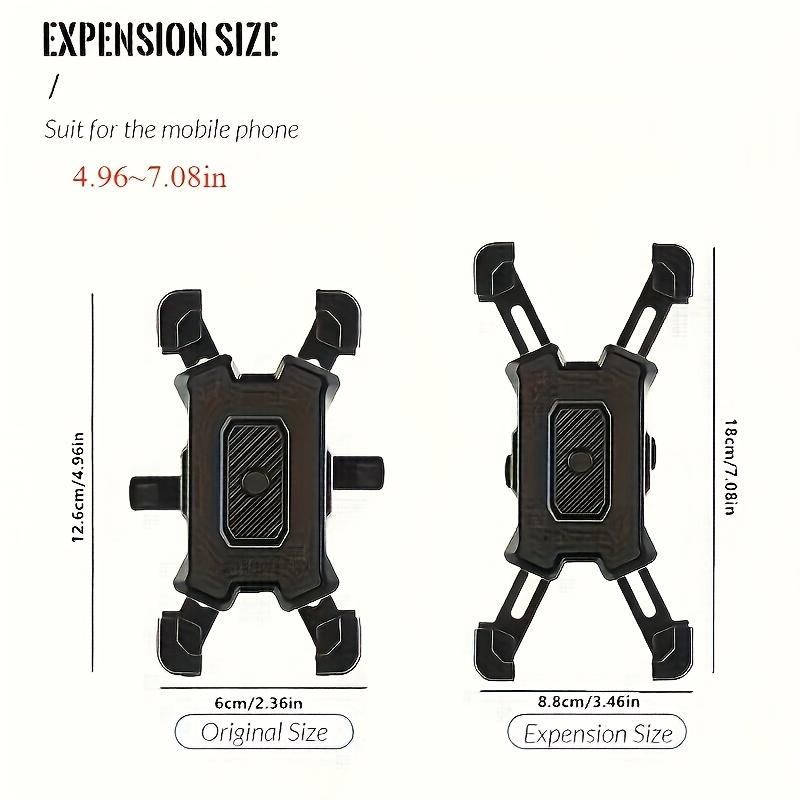 Motorcycle Adjustable Phone Holder Bike Stand Accessories 360° Rotatable GPS Clip Cycling Mtb Accesories