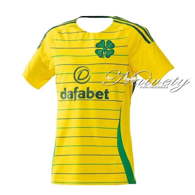 2025/26Latest Popular Football Celtics HomeFootball Jacket Training Men's T-shirt3D Printed Sweat Absorbing Quick Drying T-shirt