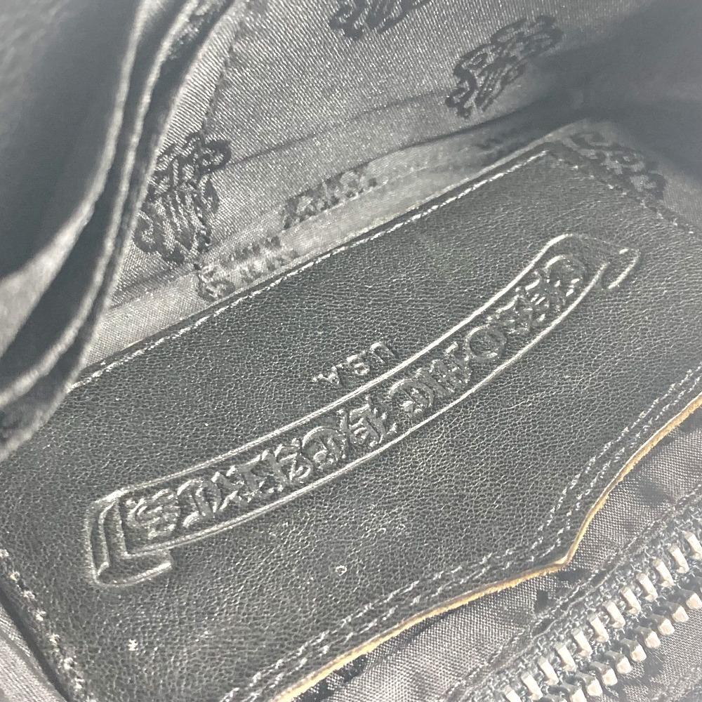 CHROME HEARTS logo Zip Around Long Wallet Long Wallet Nylon Black