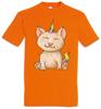 Pixel Cat Unicorn T-Shirt Cats Love Pixel Retro 8 16 Bit Fun Arcade Rainbow