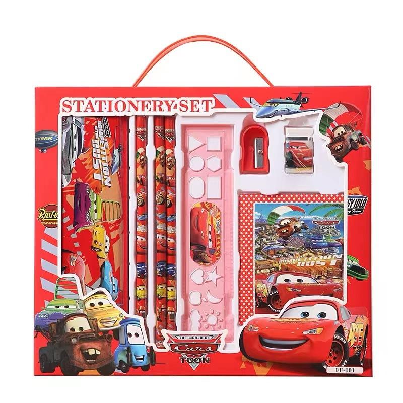 Disney Stationery Set Including Cartoon Design Gift Box Notebook Pencil Ruler Marker Box Etc Creative Art Supplies and Office Supplies Gift Set