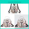 Vintage Bohemian Canvas Backpack With Embellishments For Casual Outings