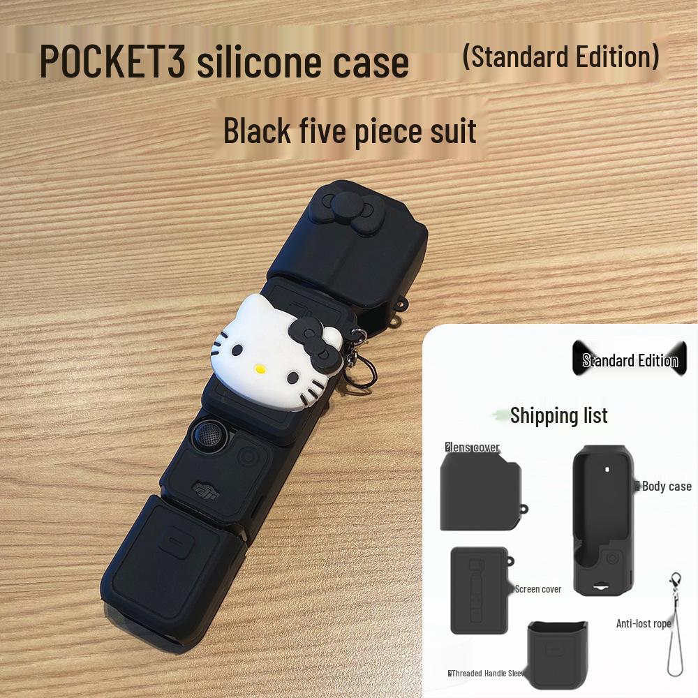 Cartoon DJI Pocket 3 Silicone Protective Case for Action Camera