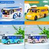 Inertia Bus Childrens Toy With Flashing Lights For Playroom Gift And Learning