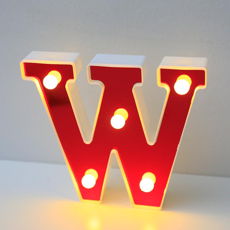 Red LED Letter Light for Parties and Proposals