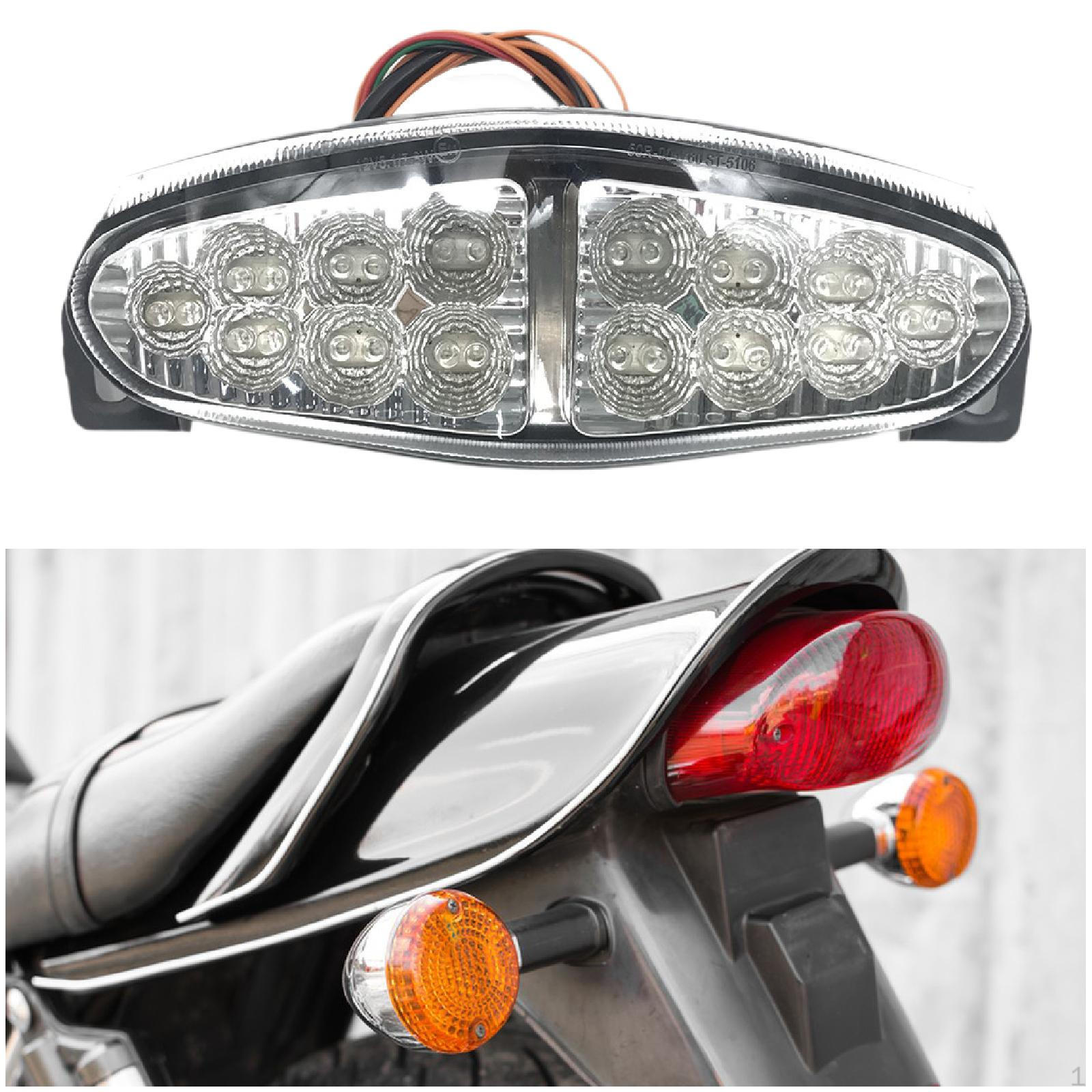 Motorcycle Taillight Kit for 650 Models Clear Shell