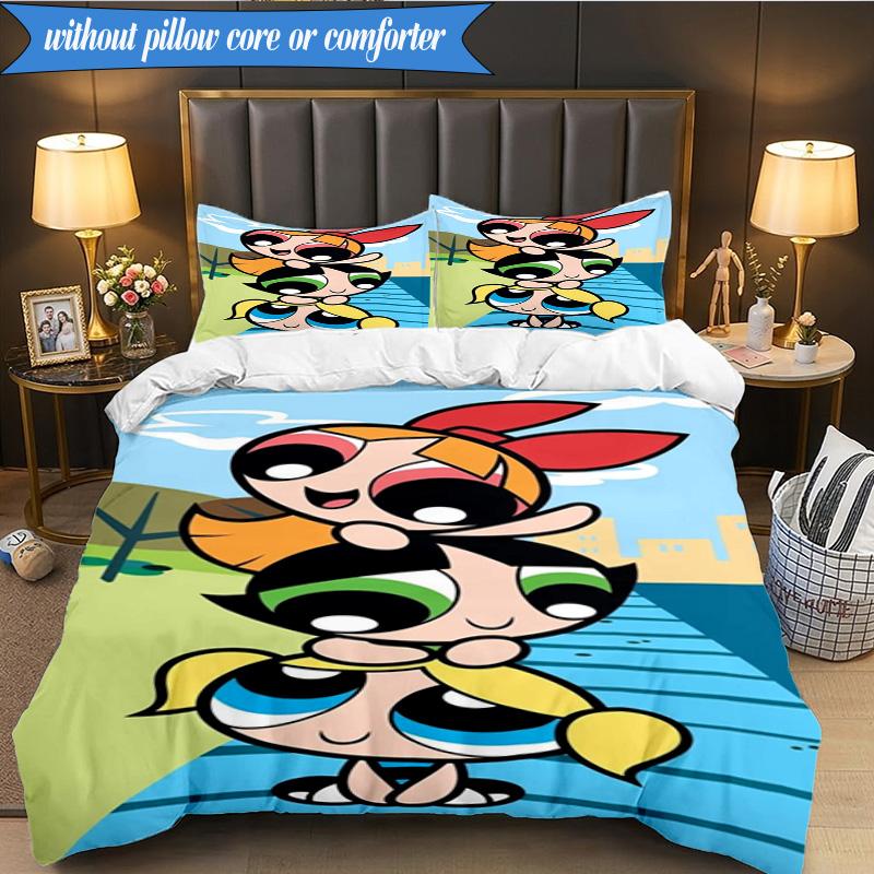 Power police  Adventure 3pcs K-pop music group Bedding set,Ideal for Bedroom, Dormitory,Including Duvet Cover And 2pcs Pillowcases,Fan gifts